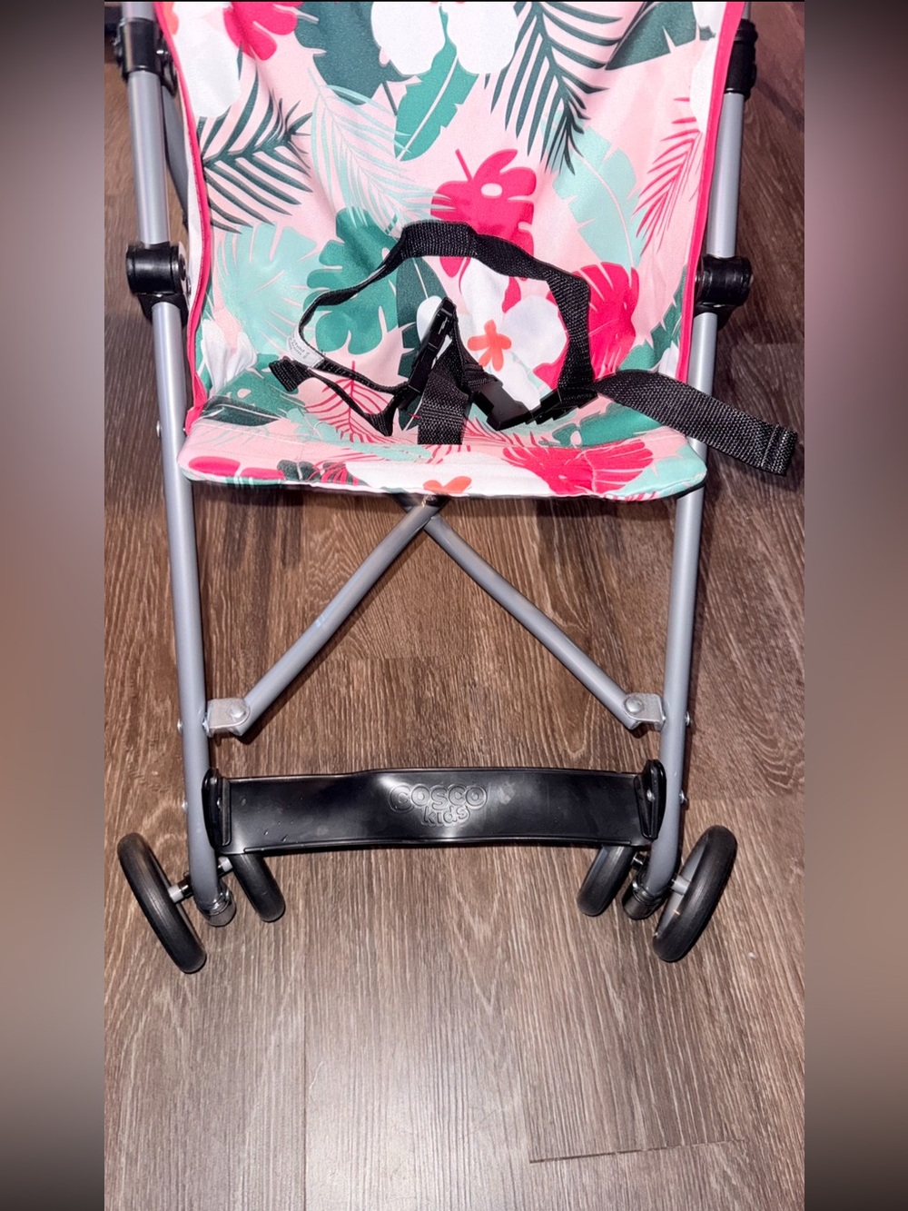 Cosco Tropical Leaf Print Stroller, 2024, Koala, LIKE NEW - Picture 11 of 13